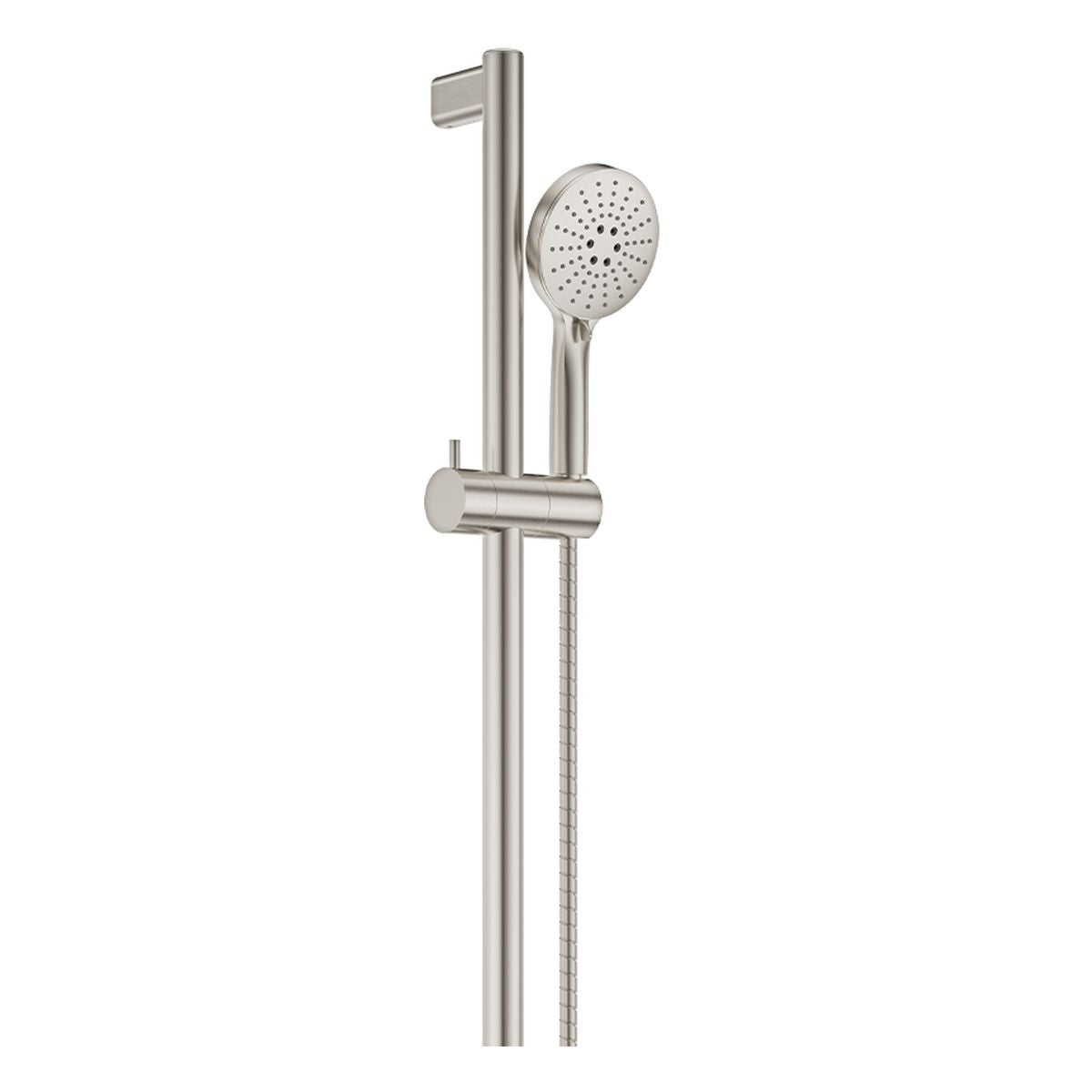 Fienza Care Rail Shower, Brushed Nickel