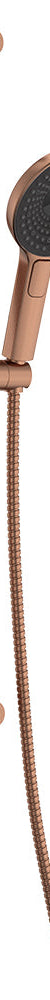 Fienza Kuro Rail Shower Round, Brushed Copper