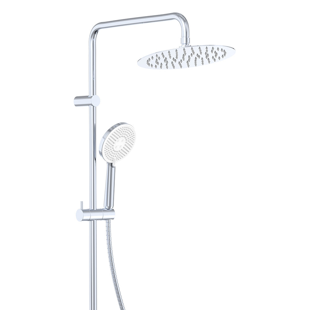 Kaya Retrofit Twin Shower, Chrome