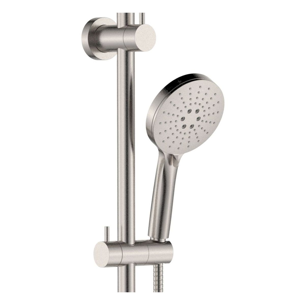 Empire Slim Curved Twin Shower, Brushed Nickel