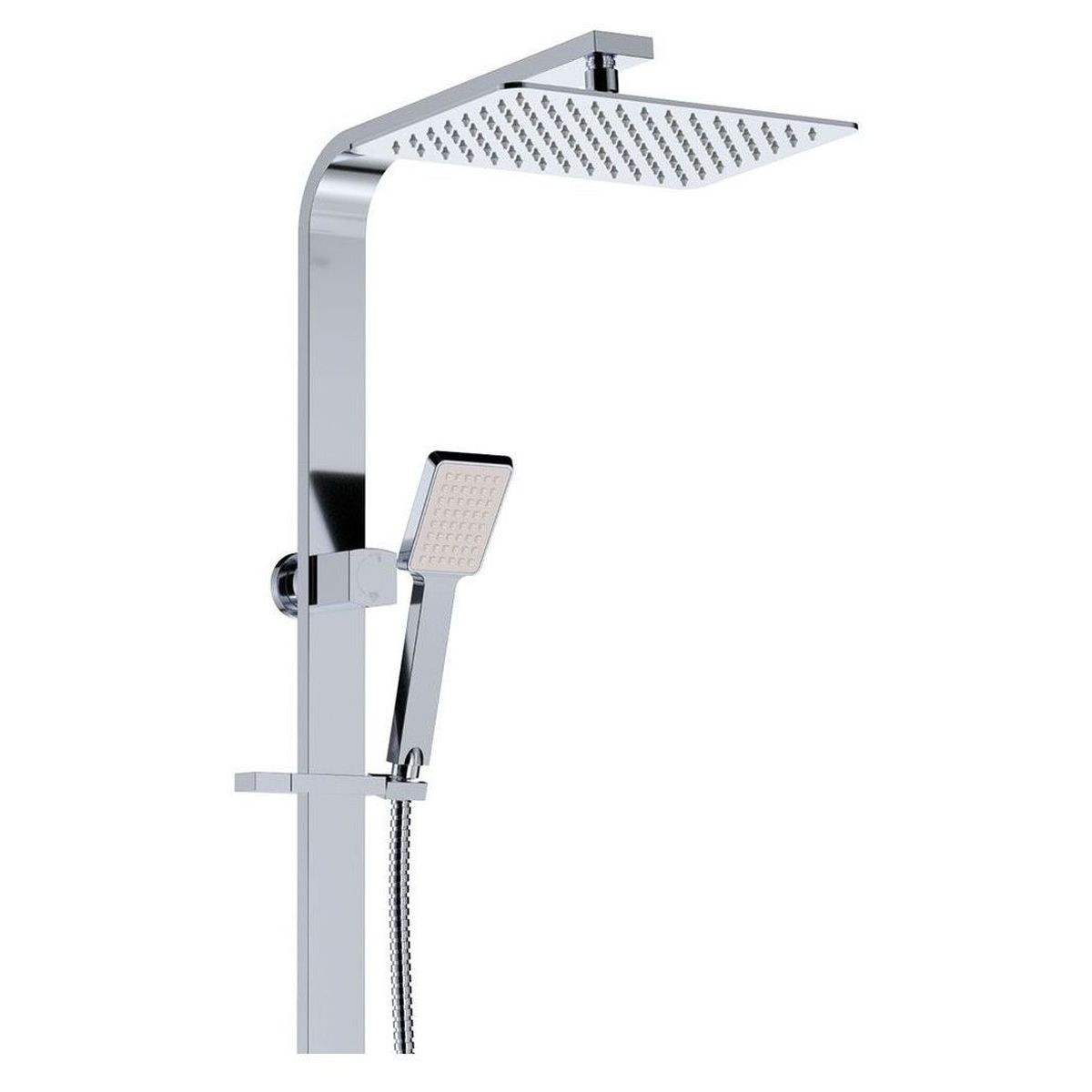 Koko Deluxe Twin Shower, Chrome