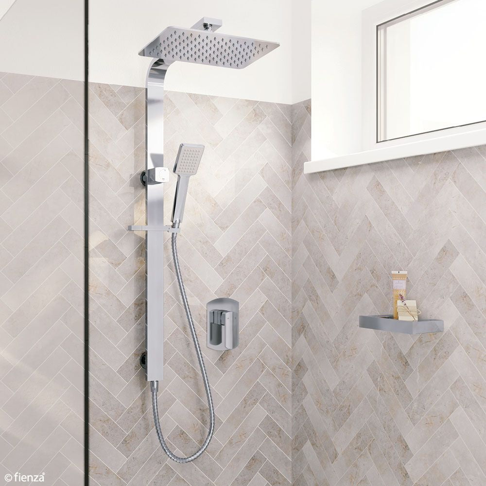 Koko Deluxe Twin Shower, Chrome