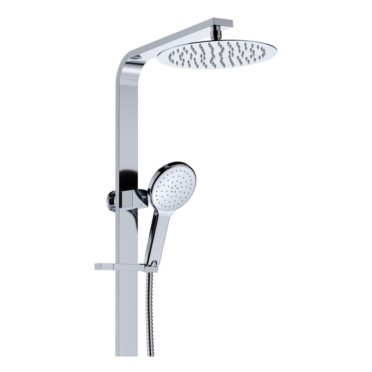 Kaya Deluxe Twin Shower, Chrome