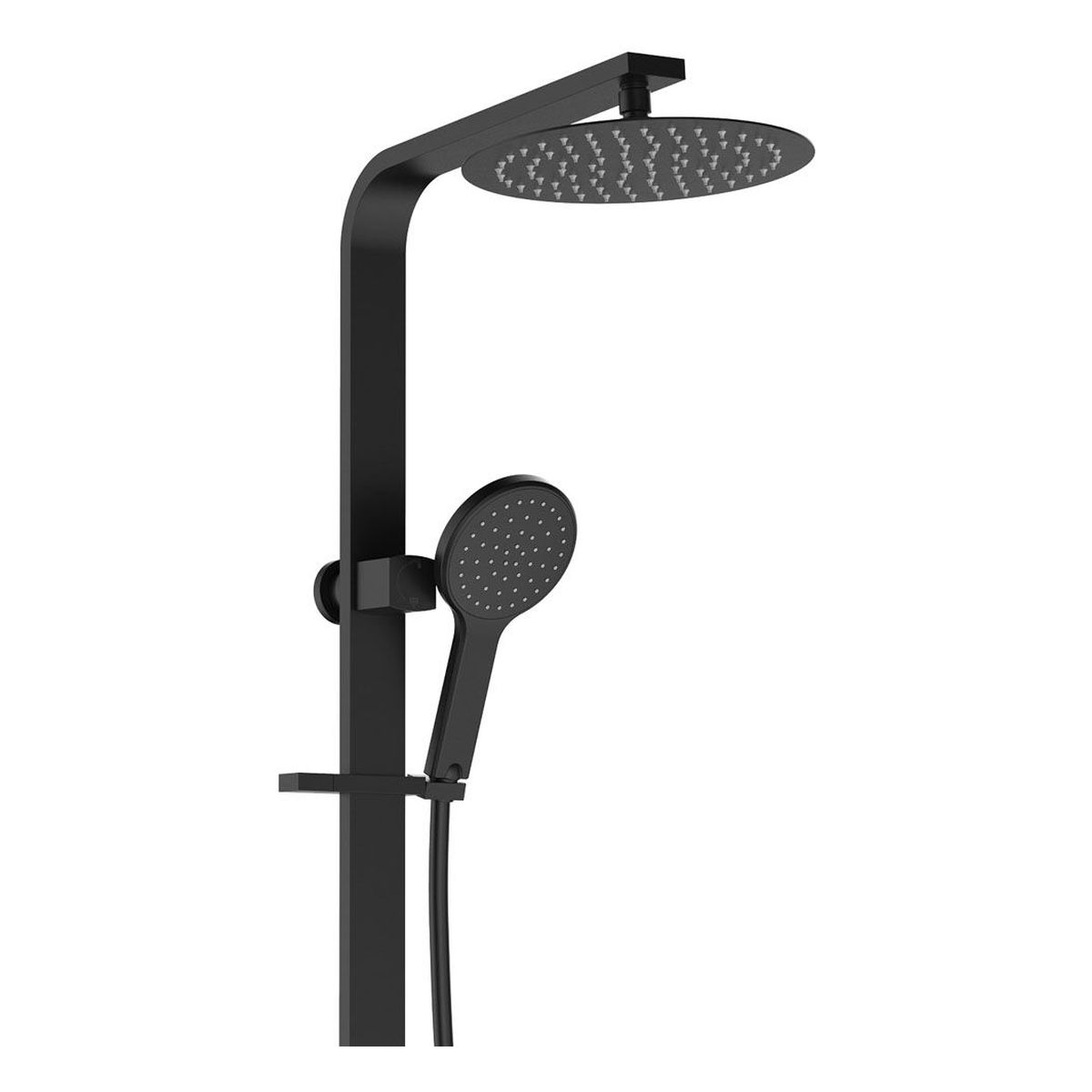 Kaya Deluxe Twin Shower, Matte Black