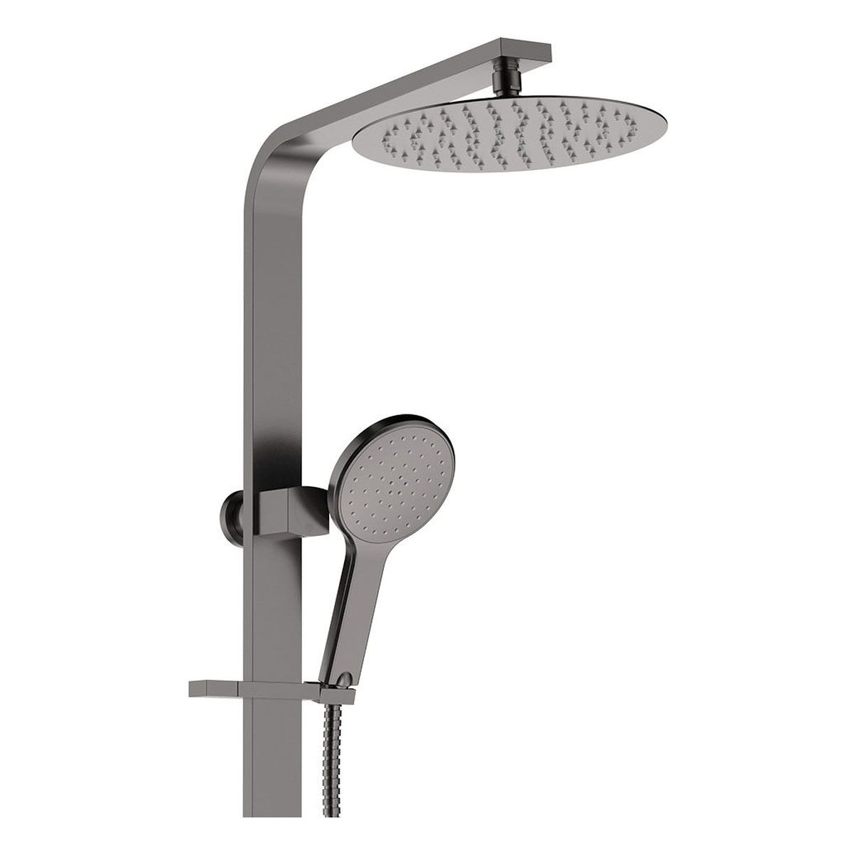 Kaya Deluxe Twin Shower, Gun Metal