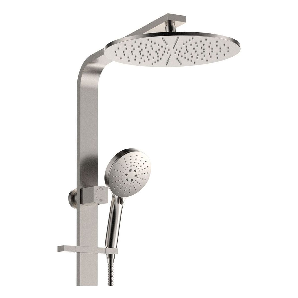 Empire Slim Deluxe Twin Shower, Brushed Nickel