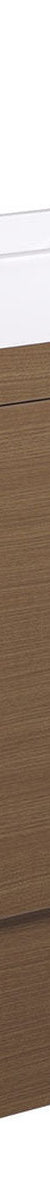 Fienza Denzel Edge 450 Ensuite Vanity On Kick, Walnut