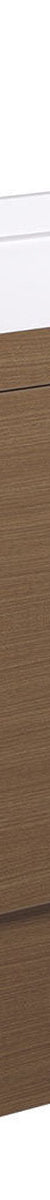 Fienza Edge 450 Ensuite Vanity On Kickboard With Overflow, Walnut