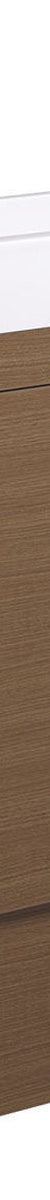 Fienza Edge 450 Ensuite Vanity On Kickboard, No Overflow, Walnut