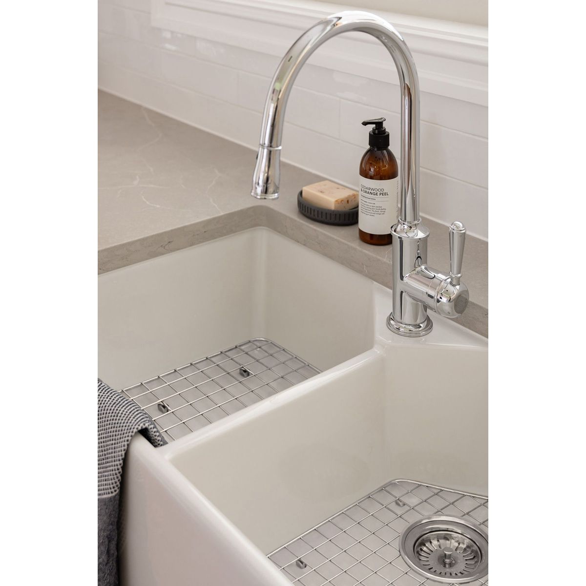 Chester Stainless Steel Grid - Left Hand Side