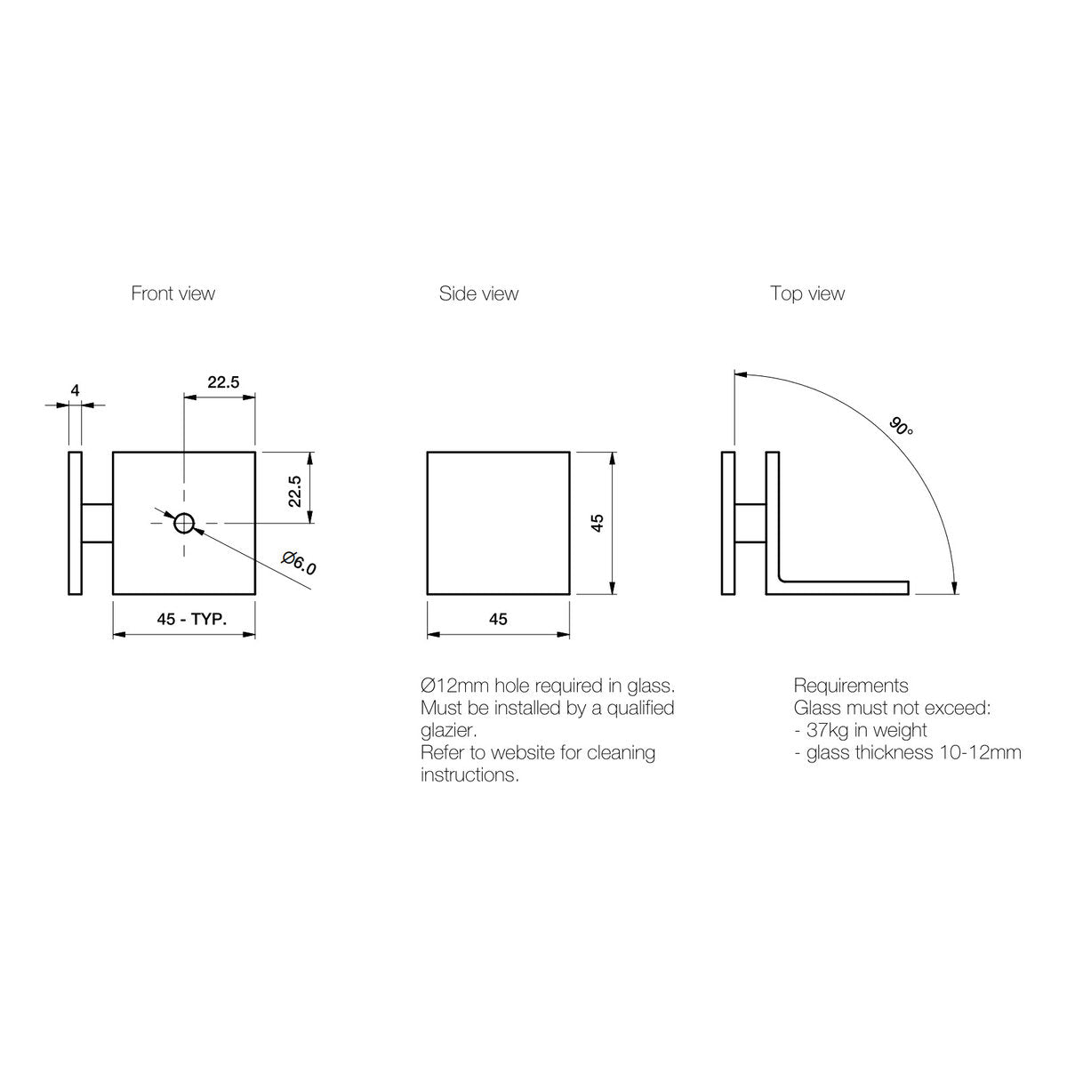 Brodware Shower Bracket
