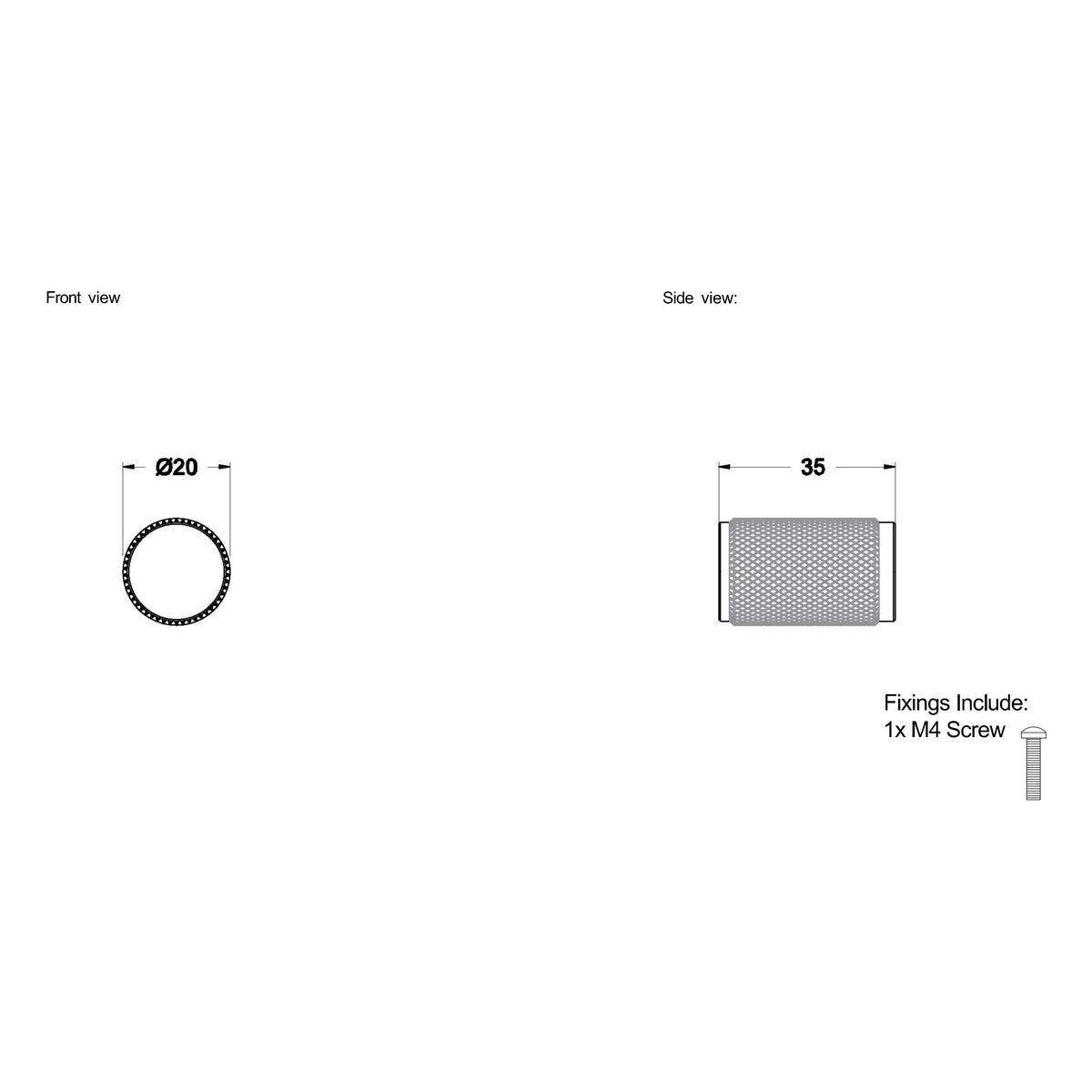 Brodware Yokato 20mm Knob