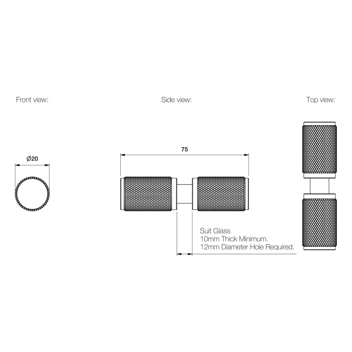 Brodware Yokato 20mm Shower Door Kit