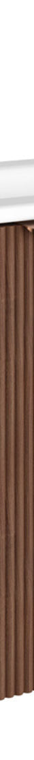 Fienza Minka Mini 550 Wall-Hung Vanity, Left Hand Tap, Walnut