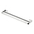 Inis Double Towel Rail 800mm Brushed Nickel