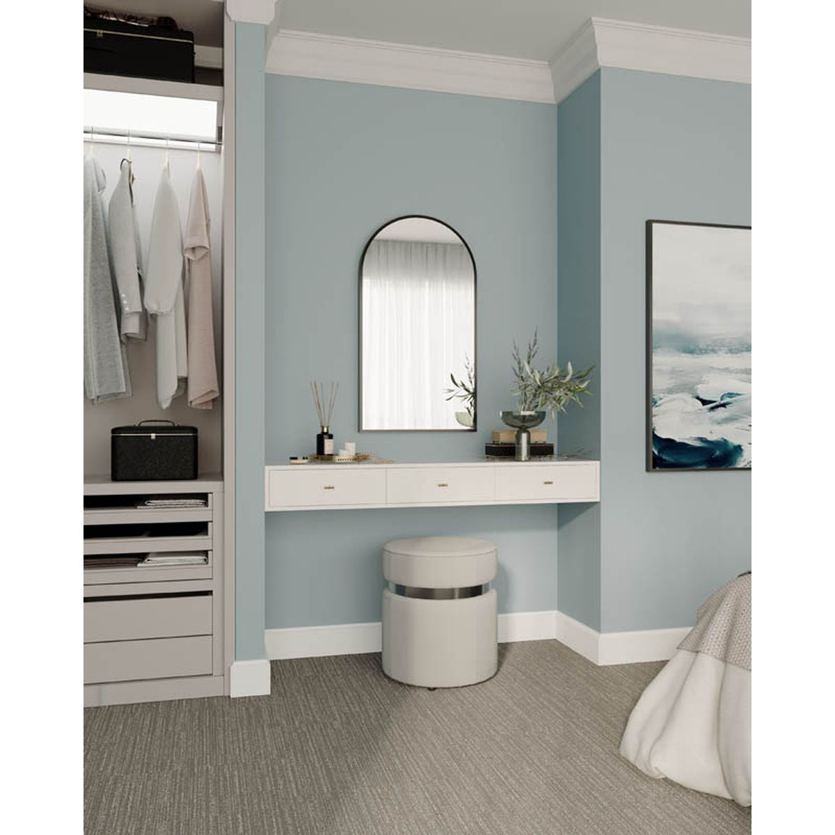 Modern Arch 500 Mirror - Georgian Metal