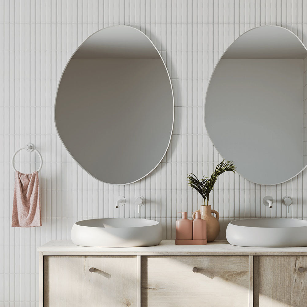 RAK Cloud Above Counter Basin, Matte White