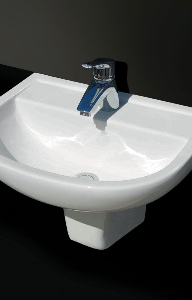 Fienza RAK X500 Wall Basin With Integral Shroud
