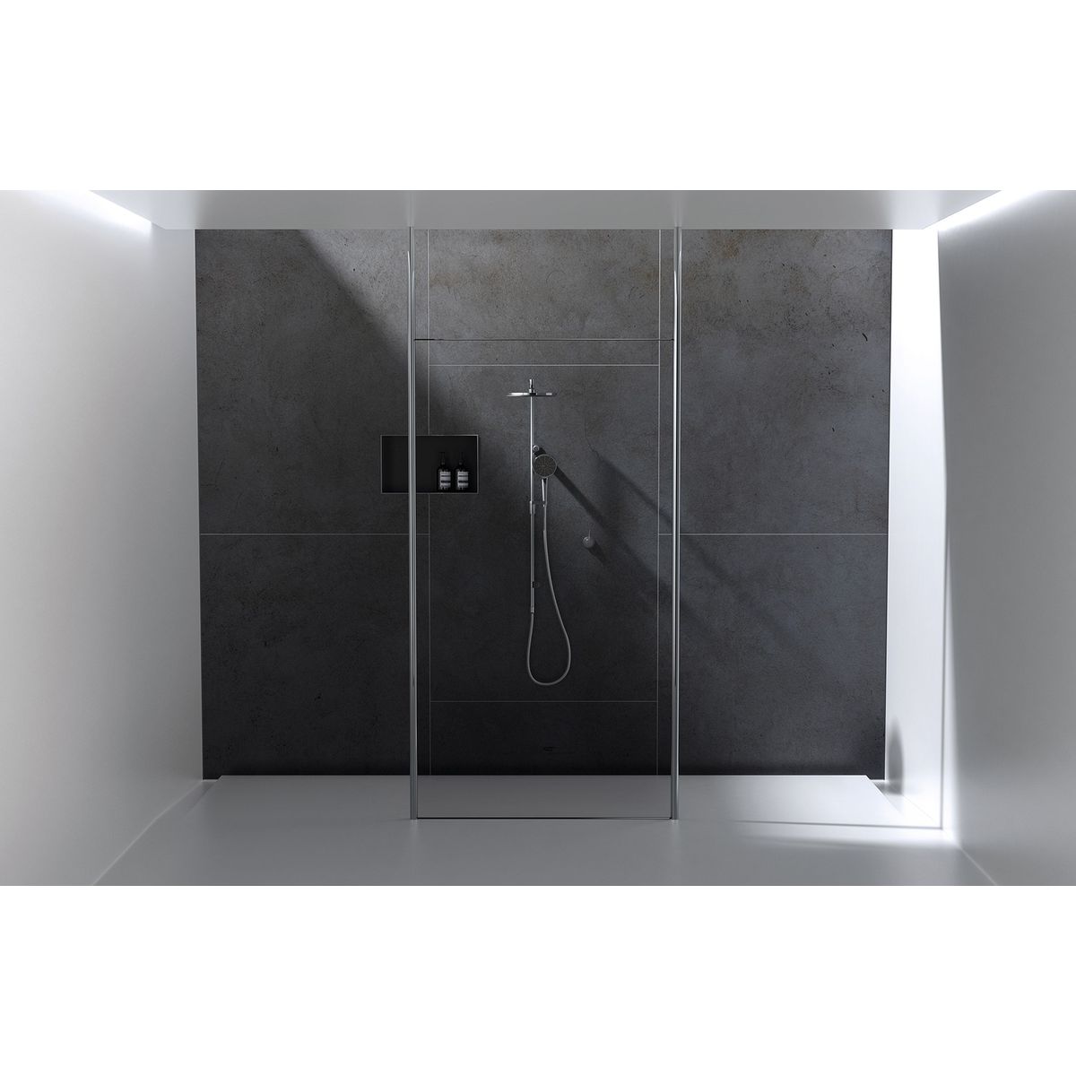 NX Vive Twin Shower - Chrome / Natural White