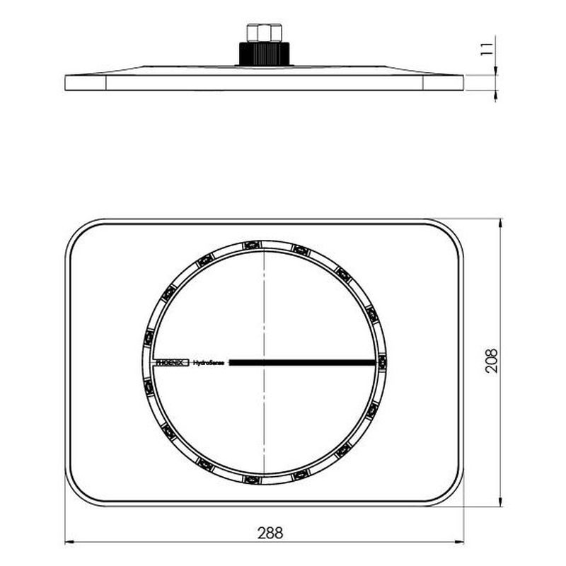 NX Orli Shower Rose - Matte Black