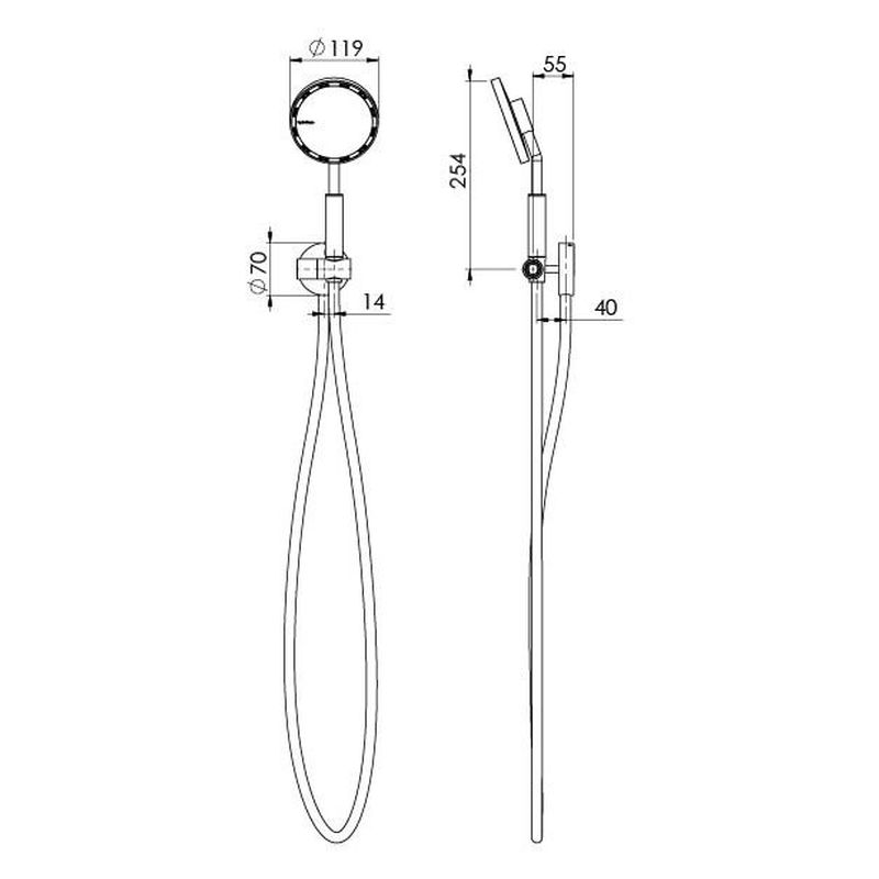 NX Iko Hand Shower - Chrome