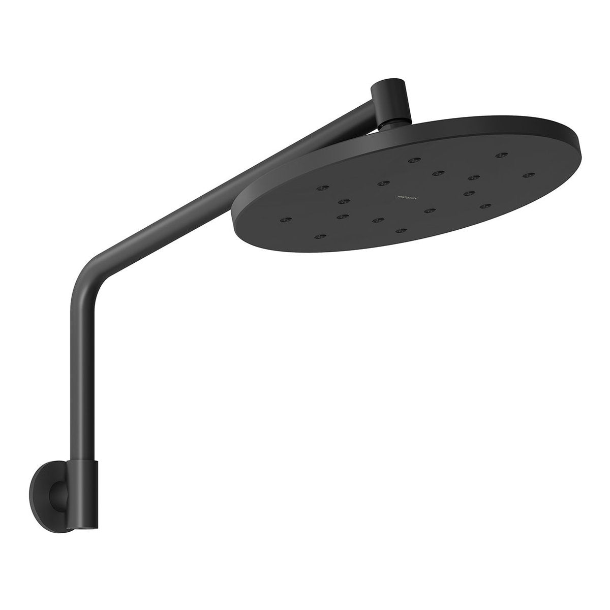 Phoenix Ormond High-Rise Shower Arm & Rose - 4 Star, Matte Black