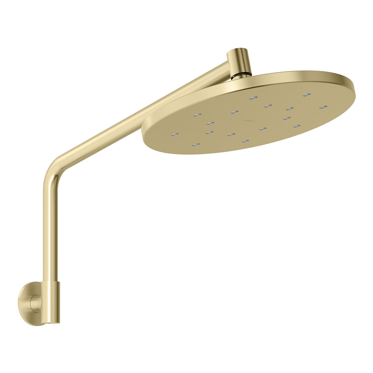 Phoenix Ormond High-Rise Shower Arm & Rose - 4 Star, Brushed Gold