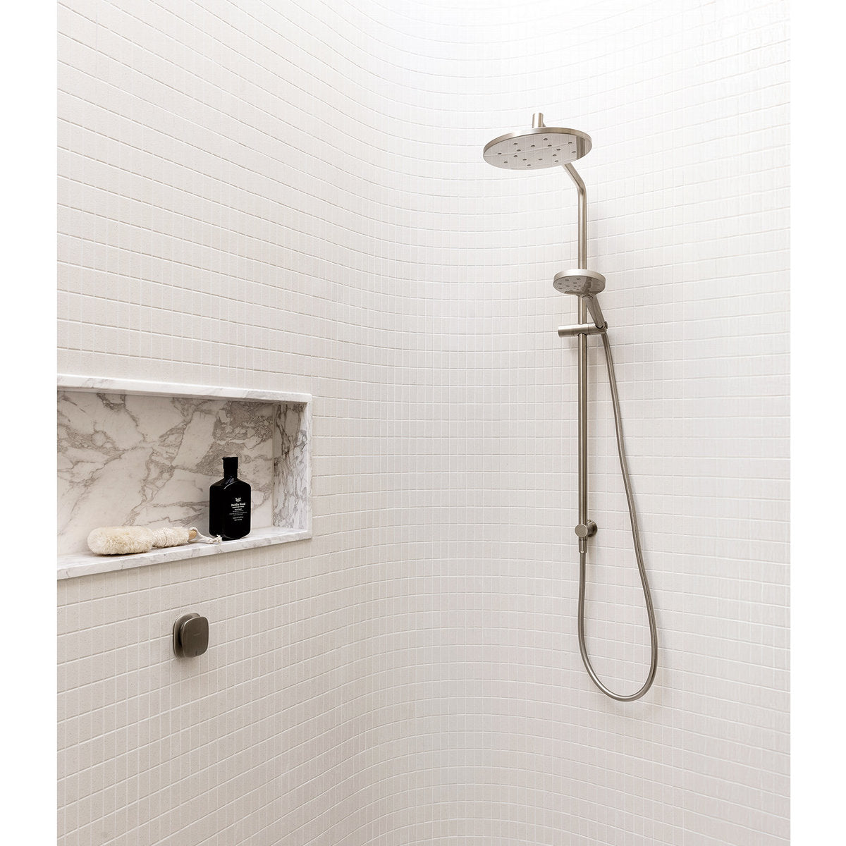 Phoenix Ormond Twin Shower - 4 Star, Brushed Nickel