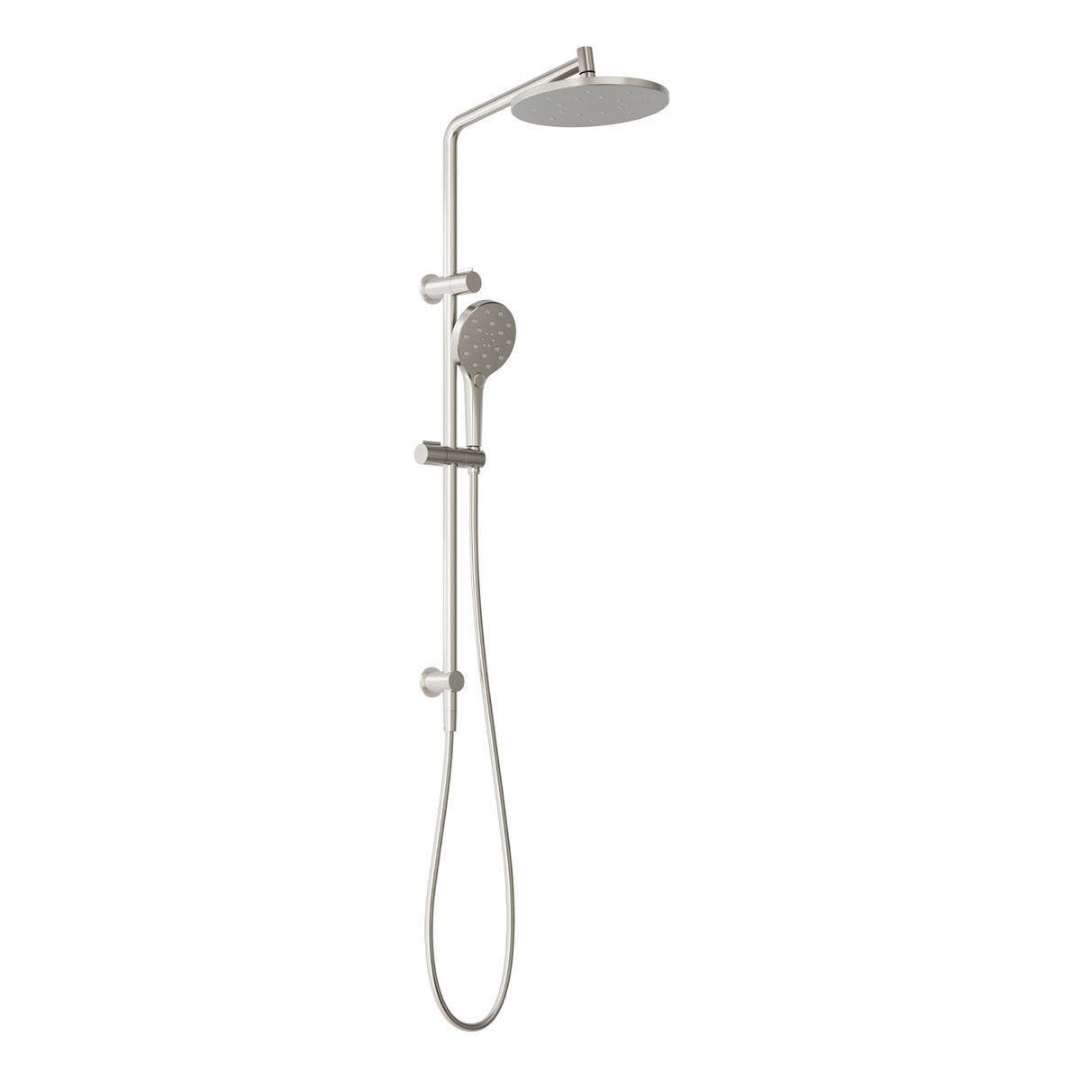 Phoenix Ormond Twin Shower - 4 Star, Brushed Nickel
