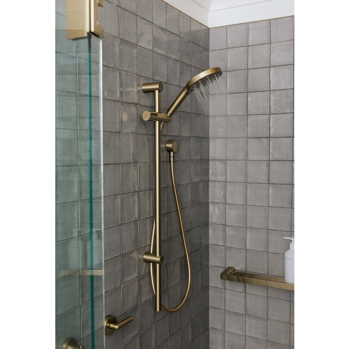 Phoenix Ormond Rail Shower - 4 Star, Brushed Gold