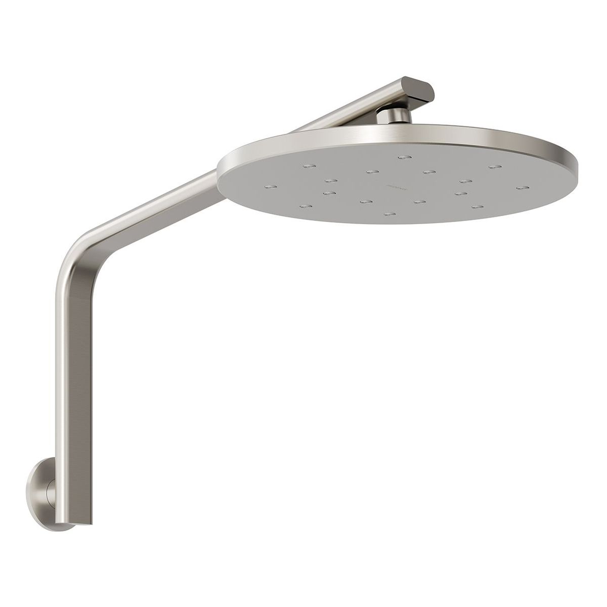 Oxley High-Rise Shower Arm and Rose - Brushed Nickel