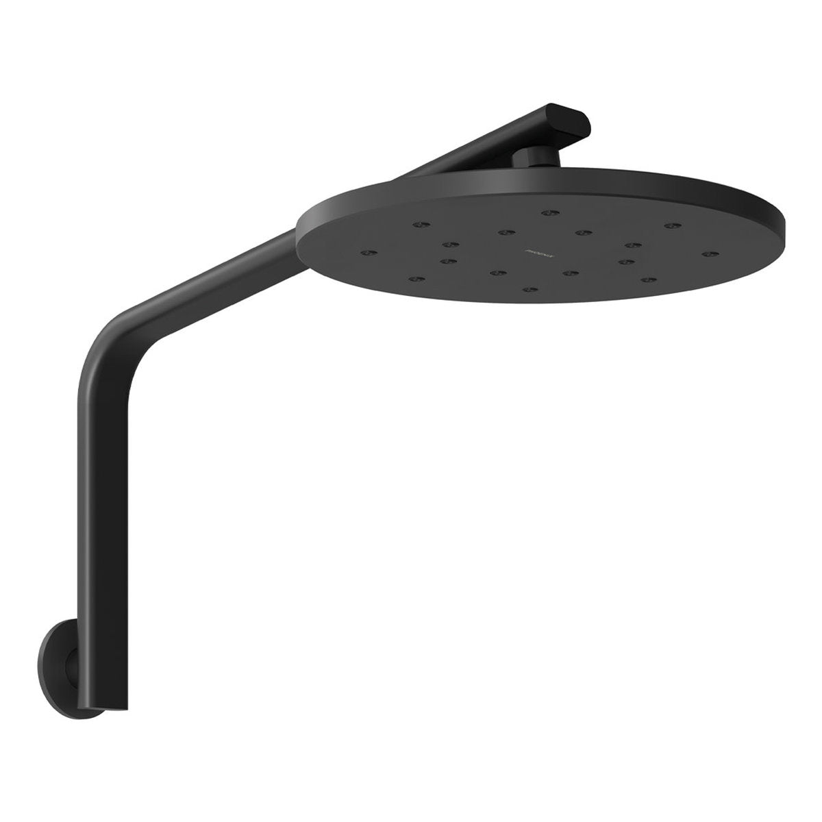 Phoenix Oxley High-Rise Shower Arm & Rose - 4 Star, Matte Black
