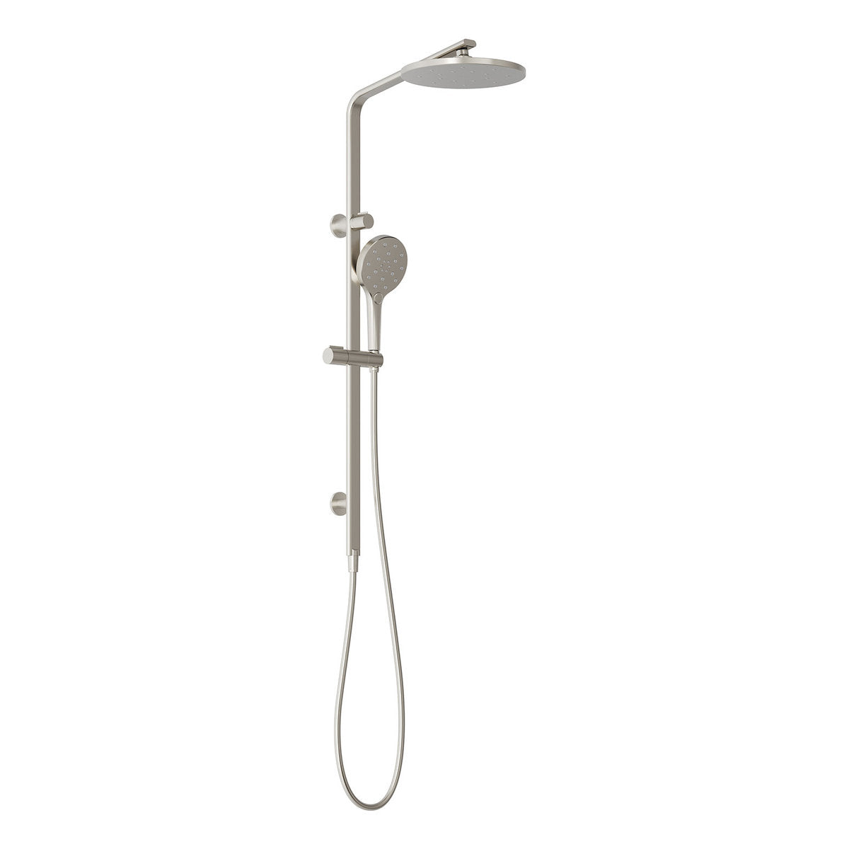 Phoenix Oxley Twin Shower - 4 Star, Brushed Nickel