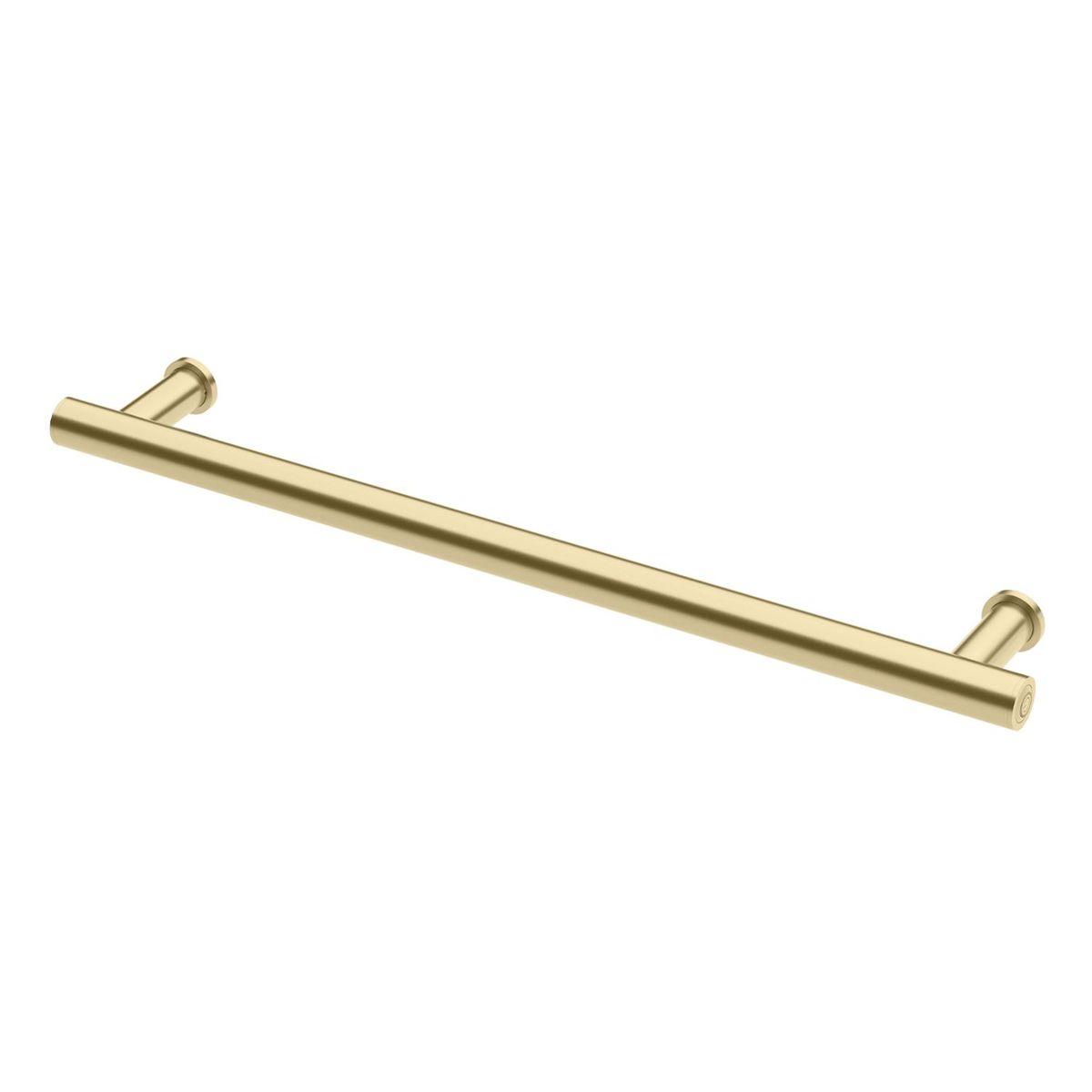 Phoenix Heated Towel Rail Round 600mm - Brushed Gold