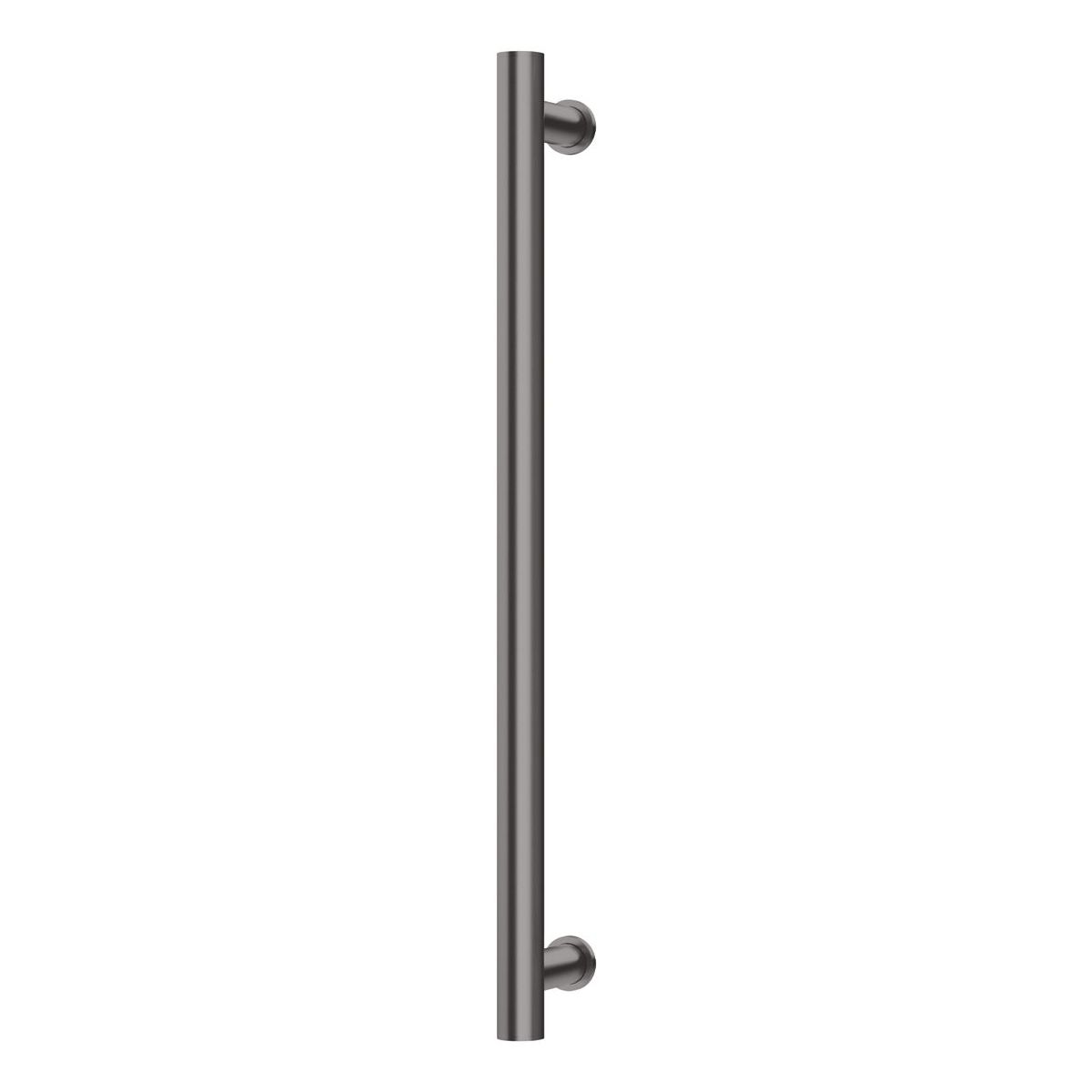Phoenix Heated Towel Rail Round 600mm - Brushed Carbon