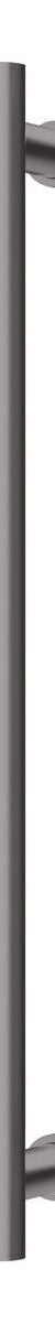 Phoenix Heated Towel Rail Round 600mm - Brushed Carbon