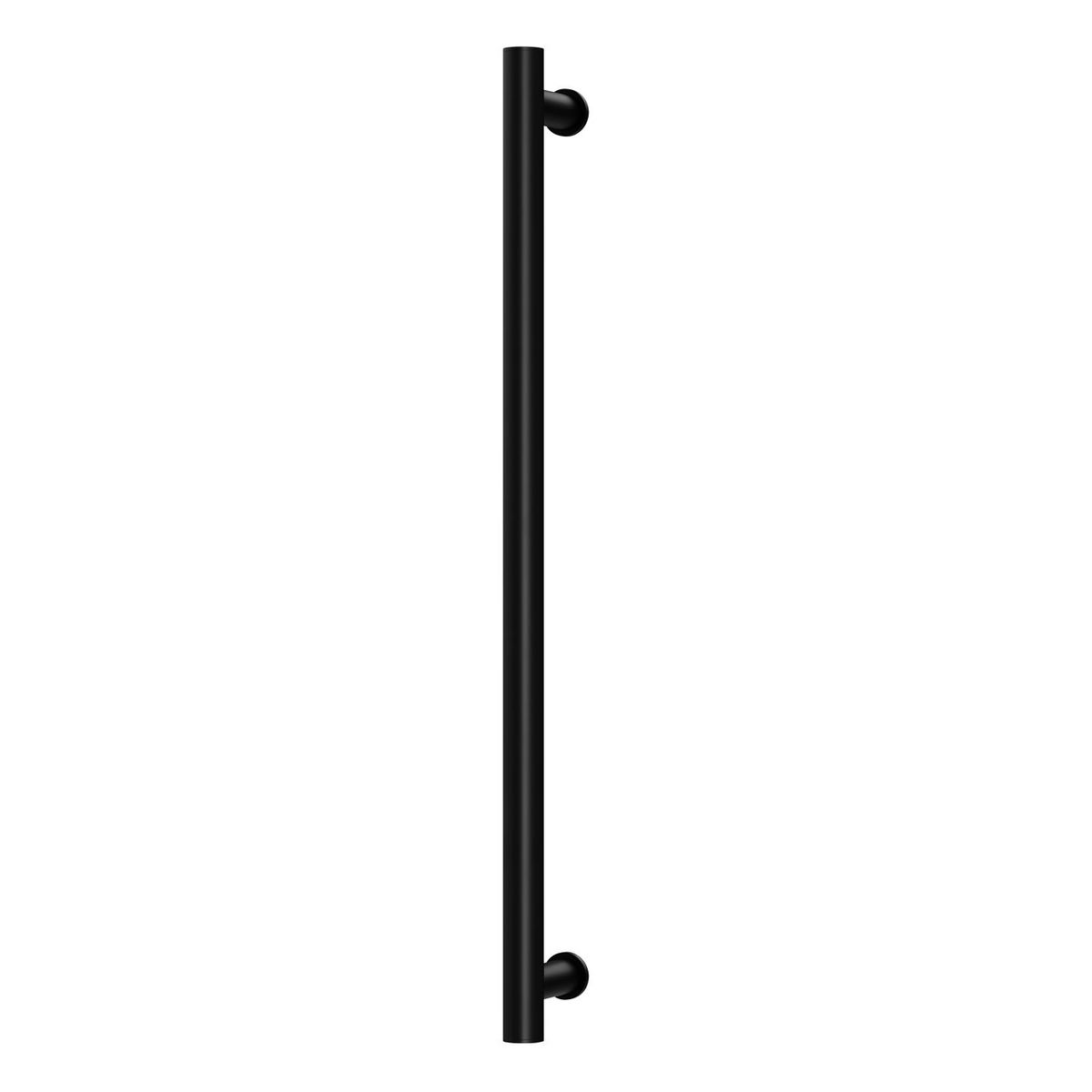 Phoenix Heated Towel Rail Round 800mm - Matte Black