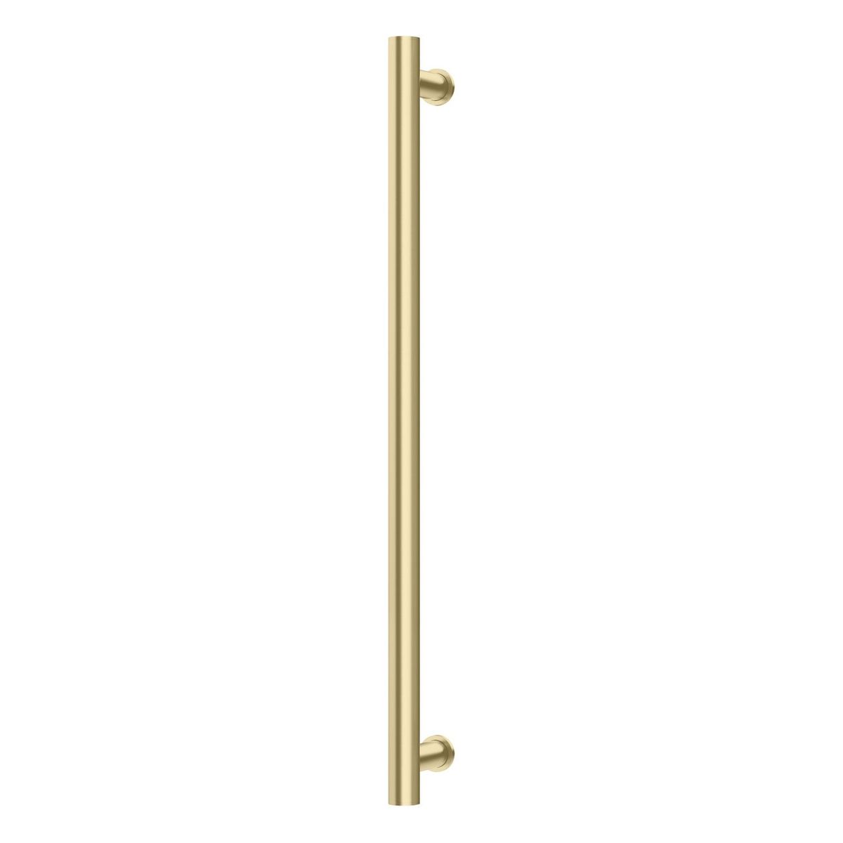 Phoenix Heated Towel Rail Round 800mm - Brushed Gold