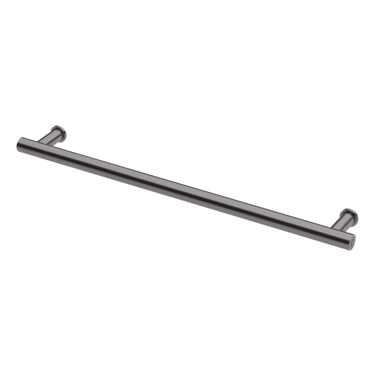 Phoenix Heated Towel Rail Round 800mm - Brushed Carbon