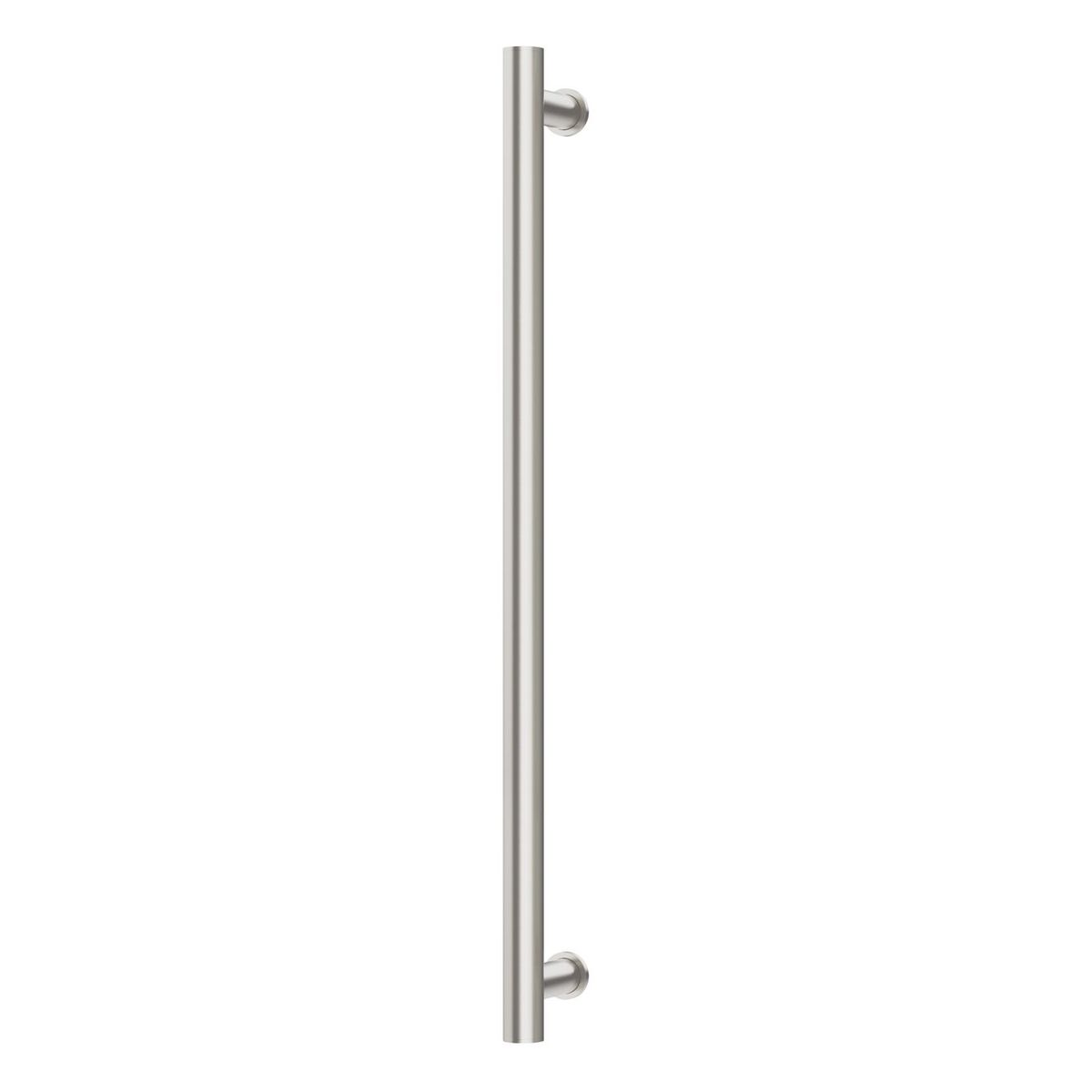 Phoenix Heated Towel Rail Round 800mm - Brushed Nickel