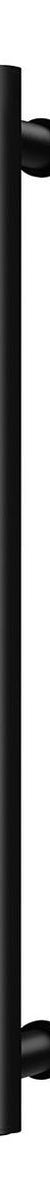 Phoenix Heated Triple Towel Rail Round 600mm - Matte Black