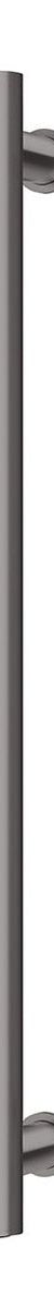 Phoenix Heated Triple Towel Rail Round 600mm - Brushed Carbon