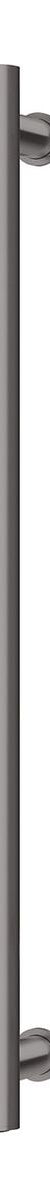 Phoenix Heated Triple Towel Rail Round 800mm - Brushed Carbon