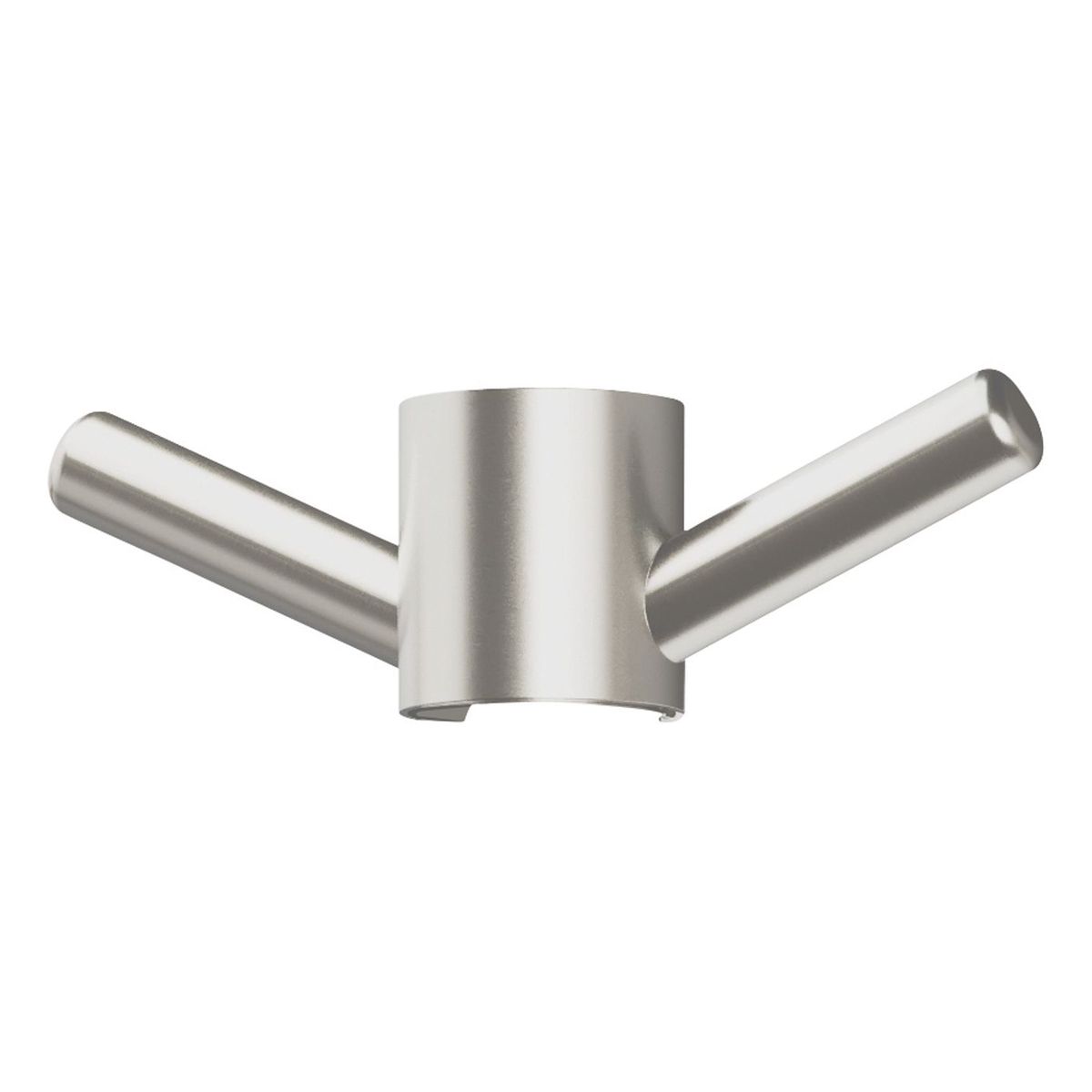 Phoenix Vertical Rail Hook Round - Brushed Nickel