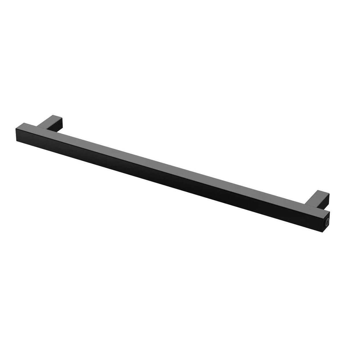 Phoenix Heated Towel Rail Square 600mm - Matte Black