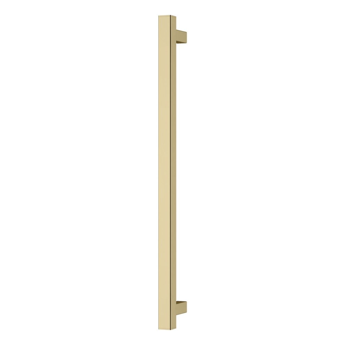 Phoenix Heated Towel Rail Square 600mm - Brushed Gold