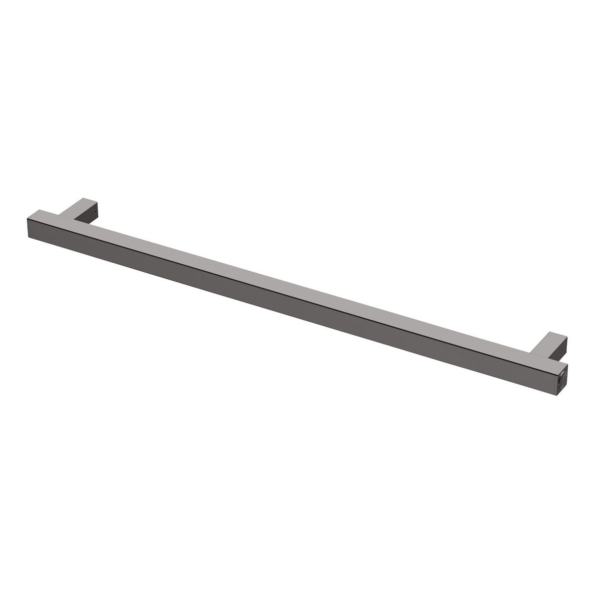 Phoenix Heated Towel Rail Square 800mm - Brushed Carbon