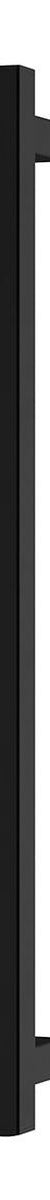 Phoenix Heated Triple Towel Rail Square 600mm - Matte Black