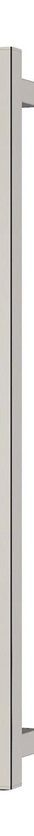 Phoenix Heated Triple Towel Rail Square 800mm - Brushed Nickel