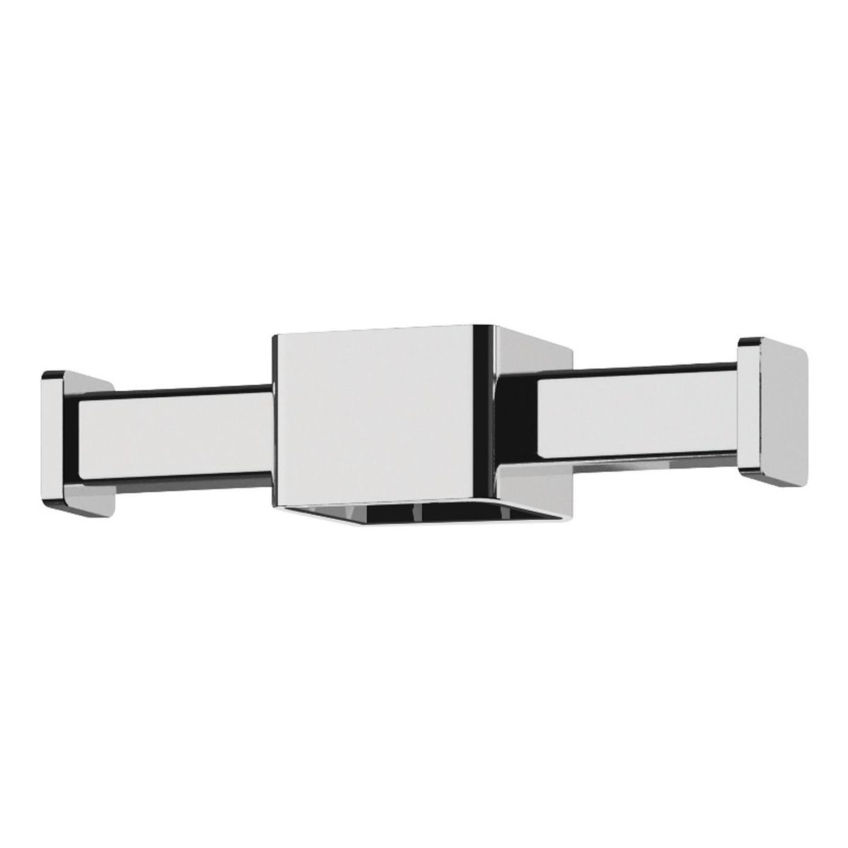 Phoenix Vertical Rail Hook Square - Chrome